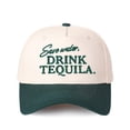 thumbnail image 2 of Save Water Embroidered Color Block Baseball Cap | Adjustable Sun Protection Hat, Casual Unisex Travel Essential, 2 of 10
