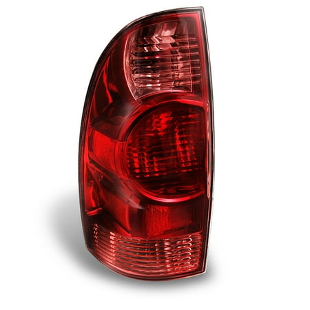 Fits 2005 2008 Toyota Tacoma Pickup Truck Red Tail Lights Driver Fits 2005 2008 Toyota Tacoma Pickup Truck Red Tail Lights Driver Side Set