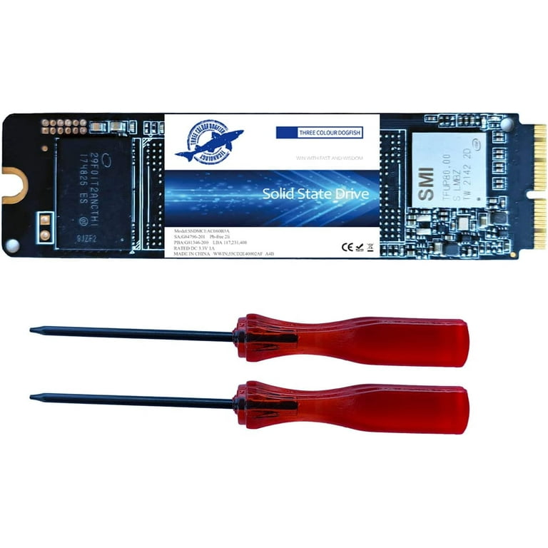SSD 256Go Pour MacBook Air A1465/A1466 Et Pro A1502/A1398 (2013-2015) – Interface M2 – Neuf