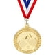 thumbnail image 3 of Medalla Pong 5cm Con Cinta para El Cuello Competiciones Party Race (Oro), 3 of 4