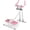 Pink Pro, variant on Home Gym Systems Ab Machine, Ab Workout Equipment, Adjustable Ab Trainer Machine for Abs Workout at Home Gym, Foldable, Knee Protection, Abdominal Trainer for Stomach