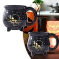 thumbnail image 3 of Liaiai Cauldron Ceramic Mug Coffee Cup, Novelty Halloween Drinkware Gift Kitchen Office Unique Mug for Tea, Coffee, Hot Chocolate, Fun Gift for Witchy & Fantasy Lovers, 3 of 7
