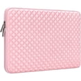 thumbnail image 2 of MOSISO Schutzhülle Kompatibel mit 15 Zoll MacBook Pro Touch Bar A1990 A1707 2019 2018 2017 2016, 14 Zoll ThinkPad Chromebook, Diamant-Muster Neopren Laptoptasche mit Klein Fall, Schwarz Adepaton LKX-0570-3, 2 of 5
