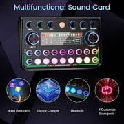 Podcast Equipment Bundle for 2, Recording Studio Package with Podcast Microphone, Audio Mixer,Pro Audio Interface, Studio Equipment for Gamer Podcasting,Recording,Vlog Living,Streaming,YouTube,TikTok