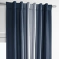thumbnail image 2 of Half Price Drapes Parallel Blue Room Darkening Curtains for Bedroom (1 Panel), 50W X 96L, 2 of 10