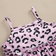 thumbnail image 5 of 4T Baby Girls Clothes Baby Girls 2PCS Outfits 4-5T Girls Sleeveless Leopard Suspender Top Jeans Pants Set Pink, 5 of 8