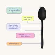 GIR Get It Right Silicone Spaghetti Spoon, Nonstick Safe Heat-Resistant Silicone Kitchen Tool for Cooking, Straining and Serving, 13 in, Studio White