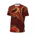 thumbnail image 5 of T Shirt For Men Liquid Abstract T-Shirt Man Marble Art Awesome Sportswear T-Shirts Quick Dry Summer, 5 of 7