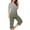 Army Green, variant on 2 Piece Pjs Set for Women Fashion Casual Print Short Sleeve Tops Capris Pajama Set Comfy Loose Summer Sleepwear