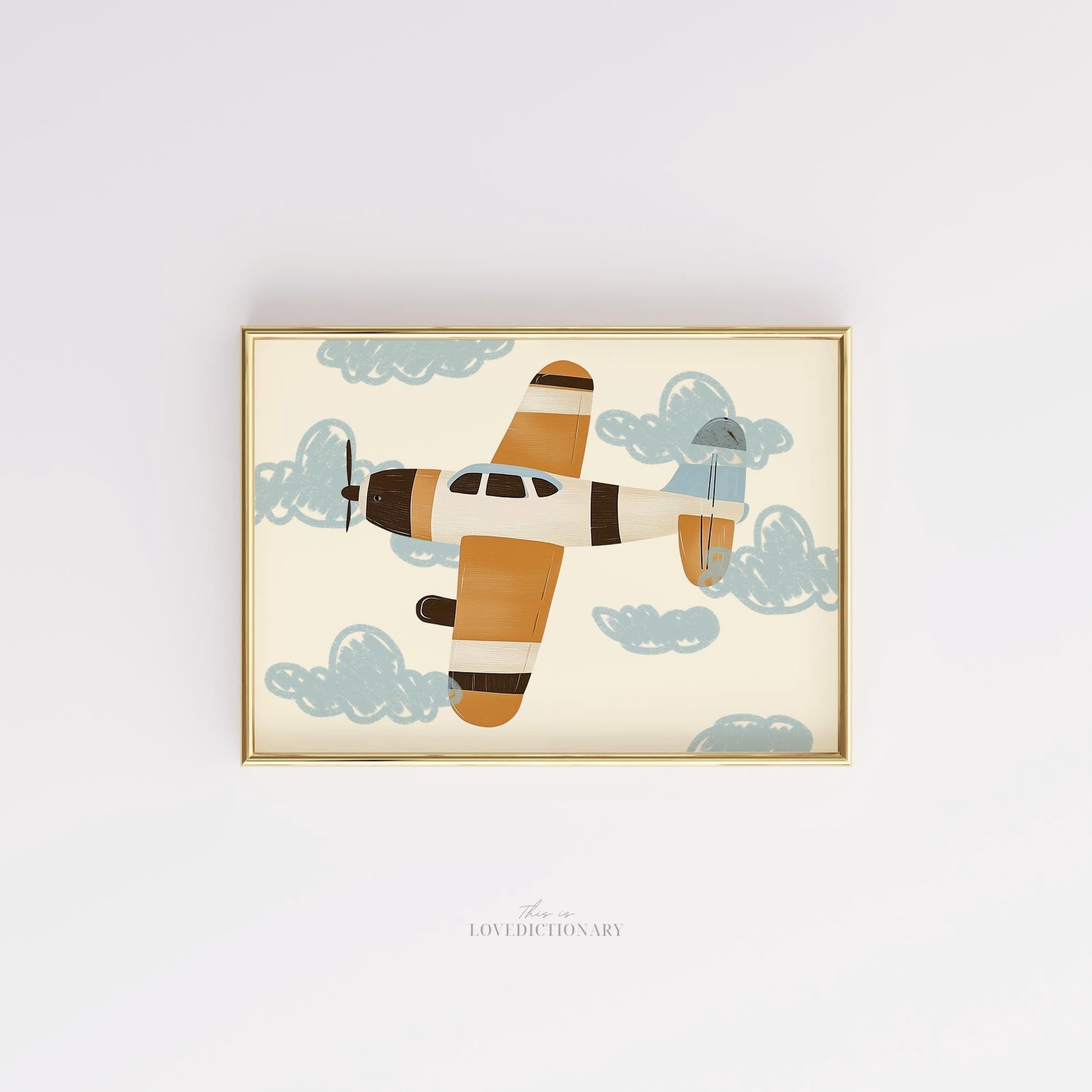 Nursery Wall Art For Kids Cute Illustration For Playroom Toddler Room Poster Baby Room Decor Whimsical Childrens Wall Print, Poster Only