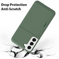 thumbnail image 4 of Galaxy S22 5G Case with Card Holder,Galaxy S22 Wallet Case Anti-Scratch Dual Layer Hidden Pocket Phone Case Shockproof Cover Compatible with Samsung S22 5G-Green, 4 of 12