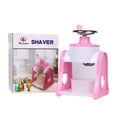 thumbnail image 1 of Manual de máquina afeitadora de hielo para conos de nieve Pink Portable, 1 of 3