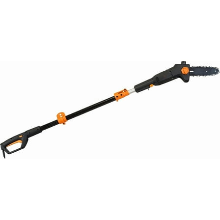 4019 6-Amp 8-Inch Electric Telescoping Pole Saw, Corded electric - Black&orange