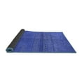 thumbnail image 2 of Ahgly Company Indoor Square Abstract Blue Modern Area Rugs, 3' Square, 2 of 4