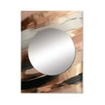 thumbnail image 2 of Designart "Contemporary Forms Rose Gold and Pink II" Abstract Mirror Wall Decor - Modern Gold Abstract Large Printed Mirror Wall Decor For Bedroom - 40" x 30" Inch, 2 of 5
