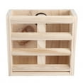 thumbnail image 3 of Wooden Rabbit Feeder Stand for Chinchilla Guinea Pig, 3 of 10