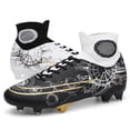 thumbnail image 3 of Zapatos de fútbol al aire libre para hombres, tacos de fútbol de Turf de tobillo de alta calidad, calzado deportivo de entrenamiento de hierba de tendencia ultraligero, zapatillas FG/TF, 3 of 4