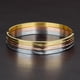 thumbnail image 5 of Brazalete de acero inoxidable Sunnimix Pulsera de acero titanium para mujeres, 5 of 8