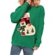 thumbnail image 3 of Suéteres Navideños Feos para Mujer, Suéteres Gráficos de Larga, Suéteres Casuales de Punto para Otoño e Invierno para Mujer Verde M, 3 of 9
