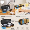 thumbnail image 7 of Yuyamidu Cute School Bus School Backpack Set 3Pcs with Lunch Box Pencil Case Girls Backpacks Ages 6-18 Portable Lunch Bag Multifunctional Pencil Case Gift for Girls Boys, 7 of 7