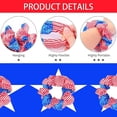 thumbnail image 3 of 3 Pcs Patriotic Hair Scrunchies for Women Girls American Flags Hair Ties 4th of July Red White and Blue Scrunchies Soft Elastic Hair Bands Ponytail Holder for Independence Day USA Hair Accessories, 3 of 7