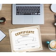 thumbnail image 4 of Inkdotpot Pack Of 25, Golden Certificate of Completion Award Certificate For Students- Certificate of Achievement Awards and Certificates for School- 8x10 inch, 4 of 6