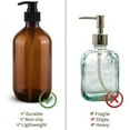 thumbnail image 3 of 17Oz Soap Dispenser, Dispenser for Kitchen Bathroom Countertop,Refillable Lotion Liquid Soap Pump Bottles, 3 of 6