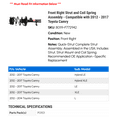 thumbnail image 2 of Front Right Strut and Coil Spring Assembly - Compatible with 2012 - 2017 Toyota Camry 2013 2014 2015 2016, 2 of 2
