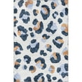 thumbnail image 5 of Nuloom Serina SpinClean Modern Leapord Machine Washable Area Rug, 3' 3" x 5', Serina Blue, 5 of 6