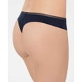 thumbnail image 2 of Calvin Klein Invisibles Thong with Mesh (QD3692) Shoreline, Large, 2 of 2
