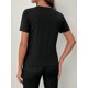 thumbnail image 4 of Heart-shaped sequined crew neck T-shirt, plain cotton Tee For Adult, Men, Women, Teen, Teenager, Adolescent, Youth, 4 of 5