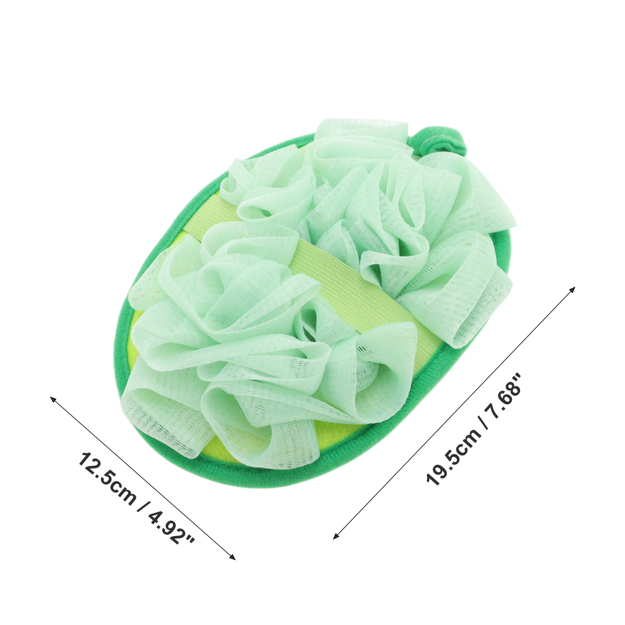 Unique Bargains Cartoon Bath Shower Loofah Sponge Green 1 Pc
