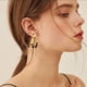 thumbnail image 2 of Paquete de 12 pendientes acrílicos borlas geométricas Estilos étnicos hechos a mano Chic atractivo Diseño único Material Premium Material Ear Drop Blob Acrílico Inevent AP008673-02B, 2 of 5