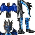 thumbnail image 7 of Syncfun Dragon Costume for Kids, Boys Dragon Costume with Dragon Wings, Tail and Mask Set for Toddlers Halloween Dress Up 5-12 Years, 7 of 7
