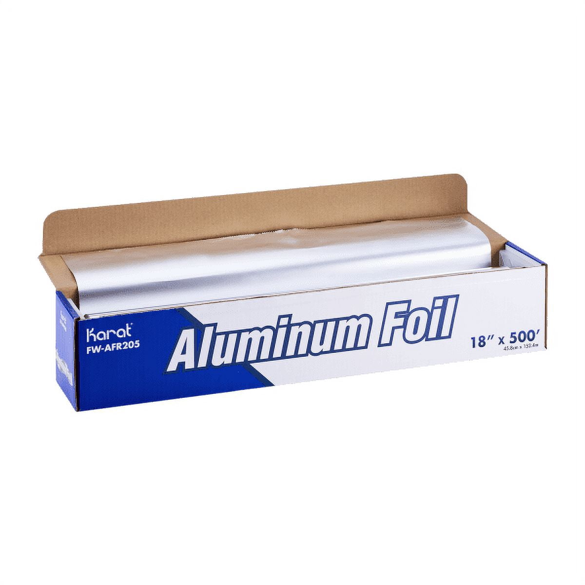 Karat 18” x 500' Standard Aluminum Foil Roll | 500 Feet Long | Industrial Size and Strength