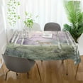 thumbnail image 3 of Yayeee Tablecloths 54" x 72" Rectangle Wrinkle Resistant Party Table Cover, Purple Deer, 3 of 8
