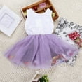 thumbnail image 2 of URMAGIC Newborn Baby Girls Bead Flower Princess Dress Lace Wedding Tutu Dresses, 2 of 6