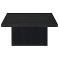 thumbnail image 3 of Coaster Devar Square Engineered Wood Cocktail Coffee Table in Black, 3 of 8