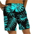 thumbnail image 3 of lcziwo Men's Board Shorts Swim Trunks No Liner 2025 Beach Shorts Elastic Waist Drawstring Shorts Quick Dry Stretchy Shorts Hawaiian Vacation Shorts with Pockets Multicolor,XL, 3 of 4