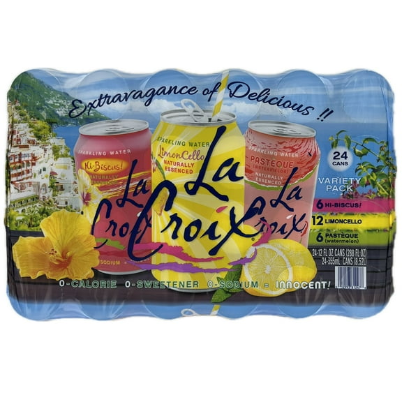 La Croix LimonCello Sparkling Water Variety Pack (12 oz., 24 pk.)