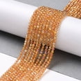 thumbnail image 3 of Electroplate Transparent Glass Beads Strands Rainbow Plated Faceted Round Orange 2mm Hole: 0.7mm about 184~187pcs/strand 14.45''(36.7cm), 3 of 5