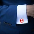 thumbnail image 4 of Valentine's Day Stylish Dress Shirt Cufflinks Set Made of Stainless Steel for Formal Occasions, 4 of 6