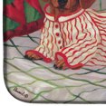 thumbnail image 4 of Carolines Treasures PPP3260DDM Absorbent Dish Drying Mat for Kitchen Counter Dachshund Christmas Waiting for Santa Dish, 4 of 4