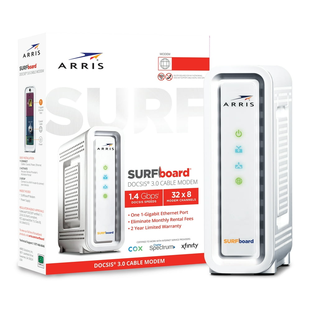 ARRIS SURFboard (32x8) Cable Modem, DOCSIS 3.0