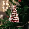 thumbnail image 4 of Rdhnmea 4 Styles Christmas Tree Shaped Ornaments Small Acrylic Candy Cane Lollipop Hanging Pendants Mini Xmas Figurines for Indoors Home Party DIY Gift Decor, 4 of 6