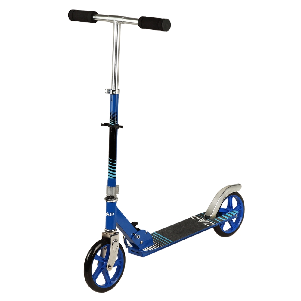 ZAAP Pro X1 Folding Kick Scooter with Adjustable Handlebar Blue