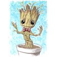 thumbnail image 1 of Cuadros Decorativos 5D bricolaje completo taladro diamante pintura Groot bordado mosaico Kits (hg838) Wdftyju embutido en tela, 1 of 9