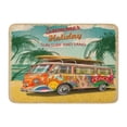 thumbnail image 1 of LADDKE Travel Summer Holidays Retro Bus Surf Vintage Doormat Floor Rug Bath Mat 30x18 inch, 1 of 1