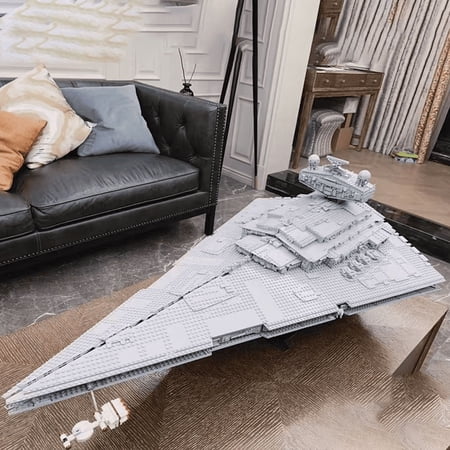 UCS Imperial Destroyer Moc 75252 Display Building Blocks Bricks Toy Super Great Ultimate Spacecraft Christmas Gifts