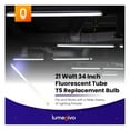 thumbnail image 4 of 21 Watts 34 Inch Fluorescent Tube T5 Replacement Bulb for ORBITEC F21 T5 CW F21T5/841 G5 Miniature Bi-Pin Base - 4100K Cool White - 10,000 Hours - 1975 Lumens, 4 of 7